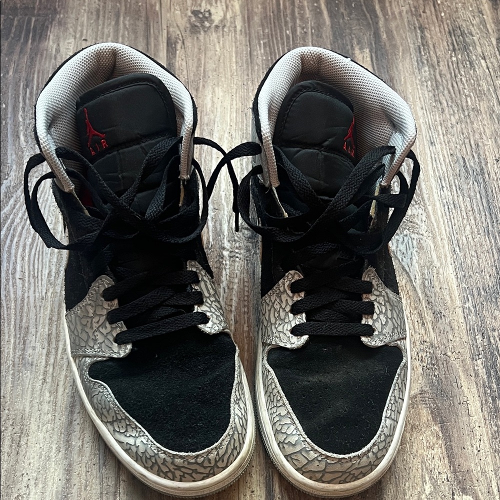 Jordan Black and Gray High-Tops